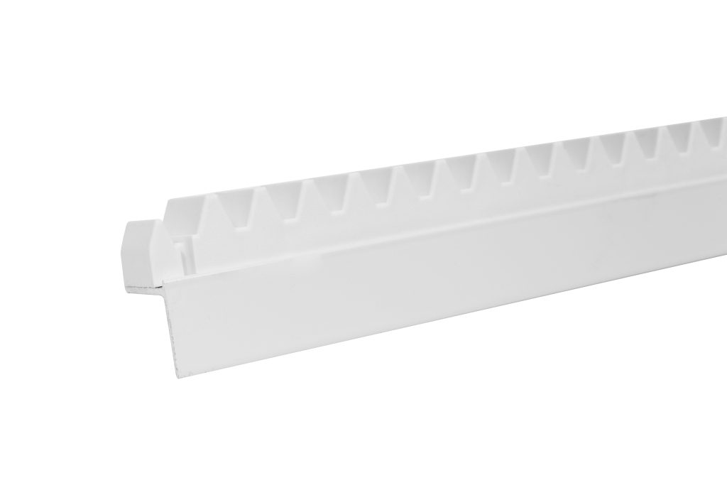 Encaixes pr&aacute;ticos da cremalheira facilitando a instala&ccedil;&atilde;o